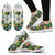 Hawaii Tropical Pattern With Pineapples, Palm Leaves And Flowers. Sneakers - Polynesian Pride