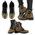 Chuuk Leather Boots - Tribal Gold - Polynesian Pride