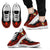 Tonga Wave Sneakers - Polynesian Pattern Red Color Men's Sneakers - White - Tonga White - Polynesian Pride