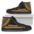 American Samoa High Top Shoes - Polynesian Gold Chief Version - Polynesian Pride