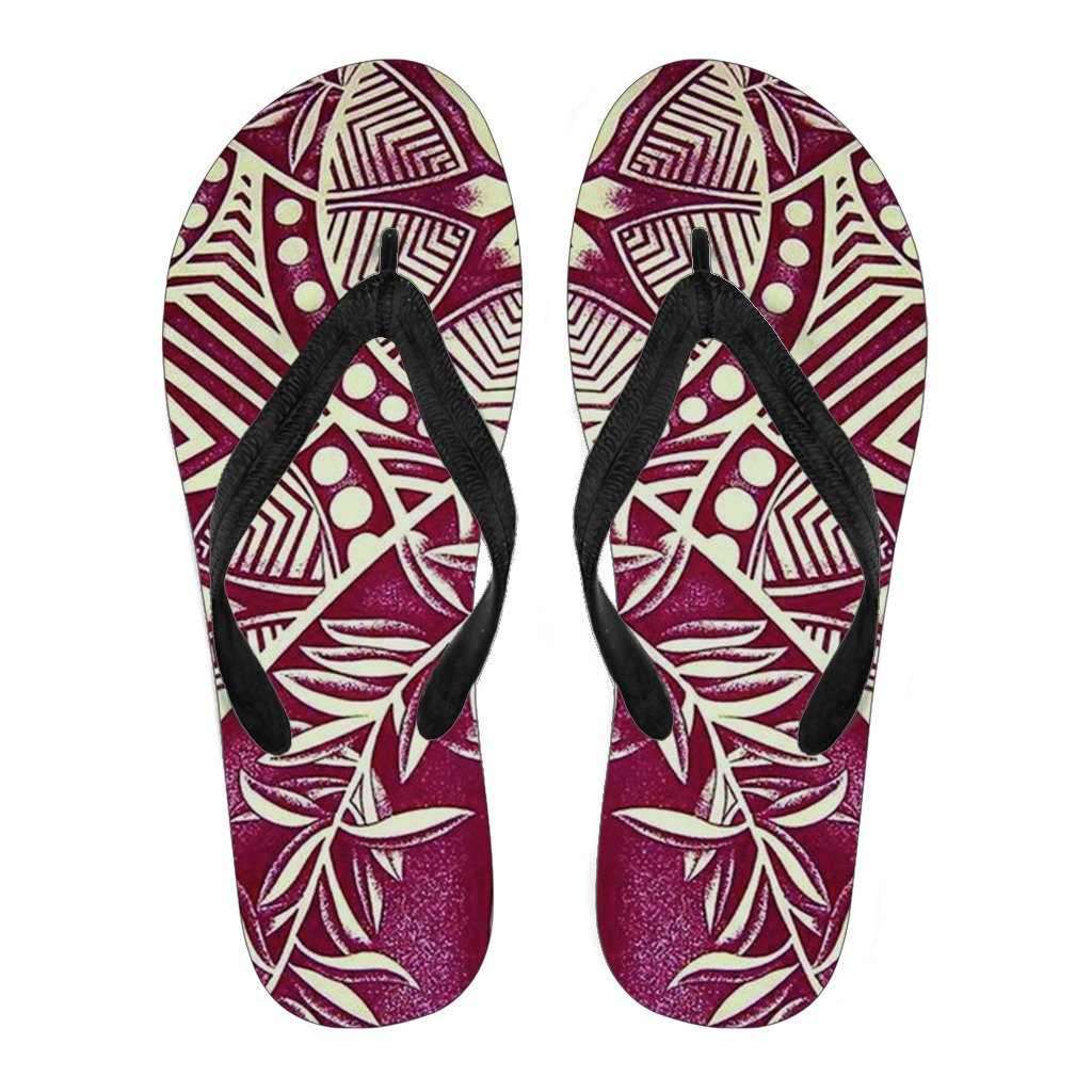 Polynesian 45 Flip Flops Men Black - Polynesian Pride