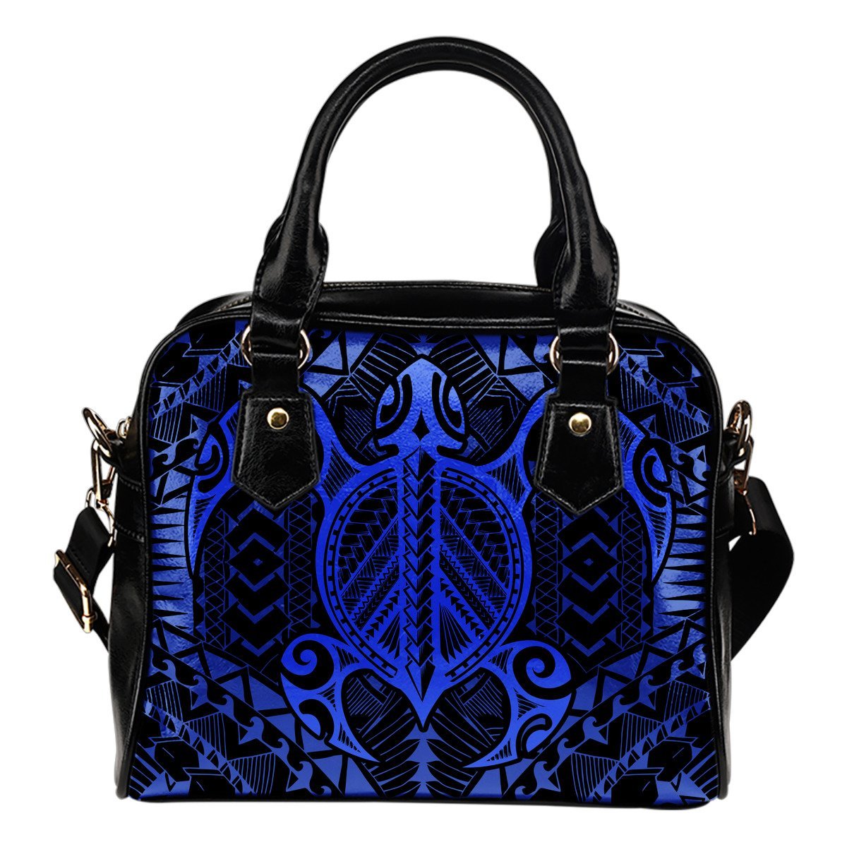 Polynesian Turtle Shoulder Handbag (Blue) A6 One Size Blue - Polynesian Pride
