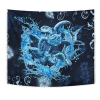 Hawaii Turtle Sea Ohana Tapestry - Polynesian Pride