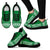 Norfolk Island Sneakers - Norfolk Island Polynesian Chief Tattoo Green Version - Polynesian Pride