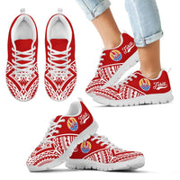 Tahiti Rising Sneakers 0 - Tahiti Flag Polynesian Tattoo 2nd - A16 - Polynesian Pride