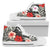 Hawaii Black Hibiscus High Top Shoe Womens High Top White - Polynesian Pride