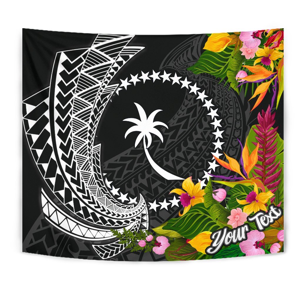 Chuuk State Tapestrys - Custom Personalised Seal Spiral Polynesian Patterns - Polynesian Pride