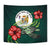 Niue Polynesian Tapestry - Green Turtle Hibiscus - Polynesian Pride