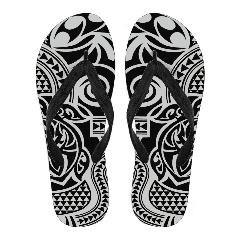 Polynesian 49 Flip Flops Men Black - Polynesian Pride