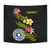 Northern Mariana Islands Polynesian Tapestry - Plumeria Tribal - Polynesian Pride