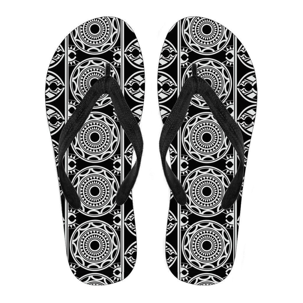 Polynesian 31 Flip Flops Men Black - Polynesian Pride