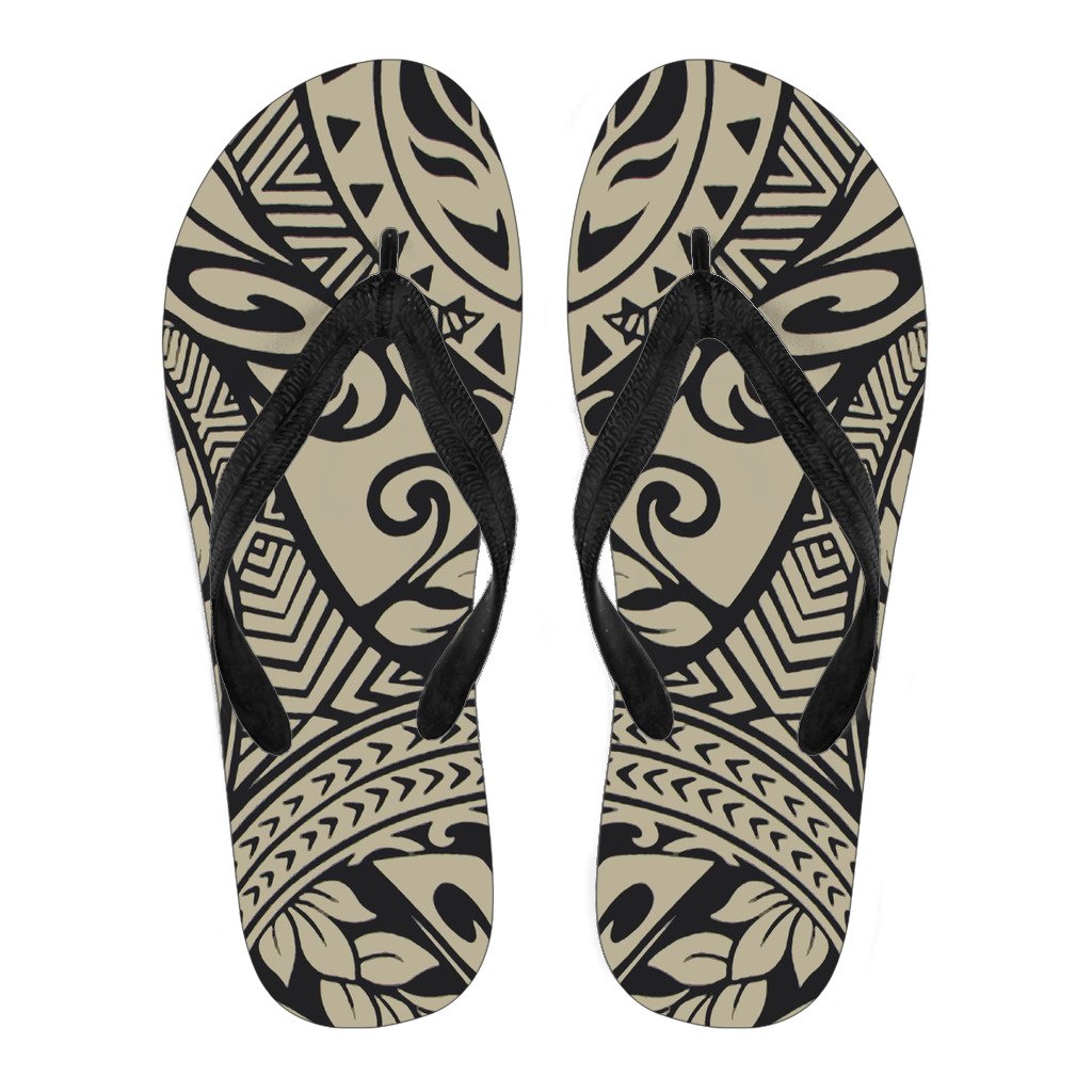 Polynesian 42 Flip Flops Men Black - Polynesian Pride