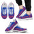 Wallis And Futuna Sneakers - Wallis And Futuna Polynesian Chief Tattoo Blue Red Version - Polynesian Pride