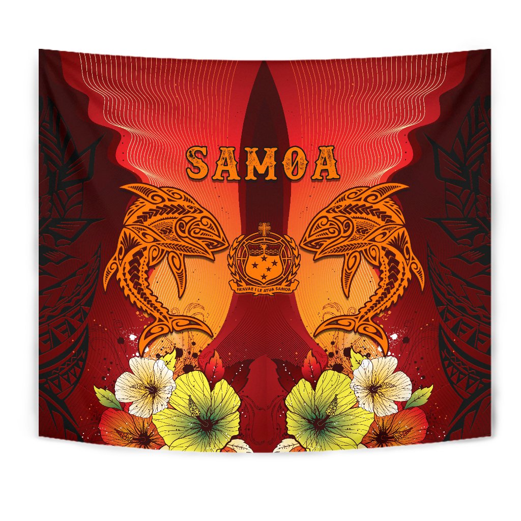 Samoa Tapestries - Tribal Tuna Fish - Polynesian Pride