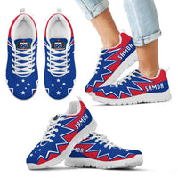 Samoa Sneakers - Samoa Coat Of Arms Thunder Style - Polynesian Pride