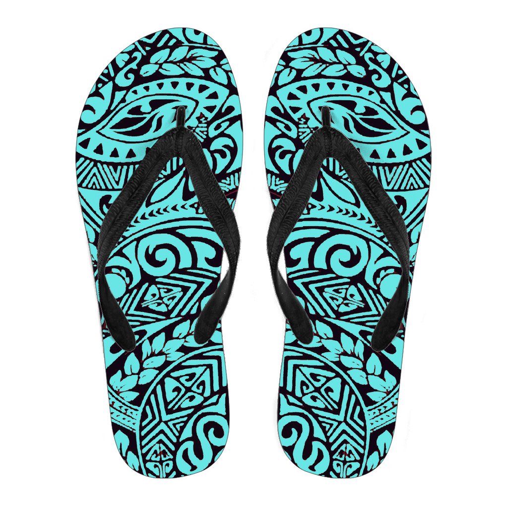 Polynesian 44 Flip Flops Men Black - Polynesian Pride