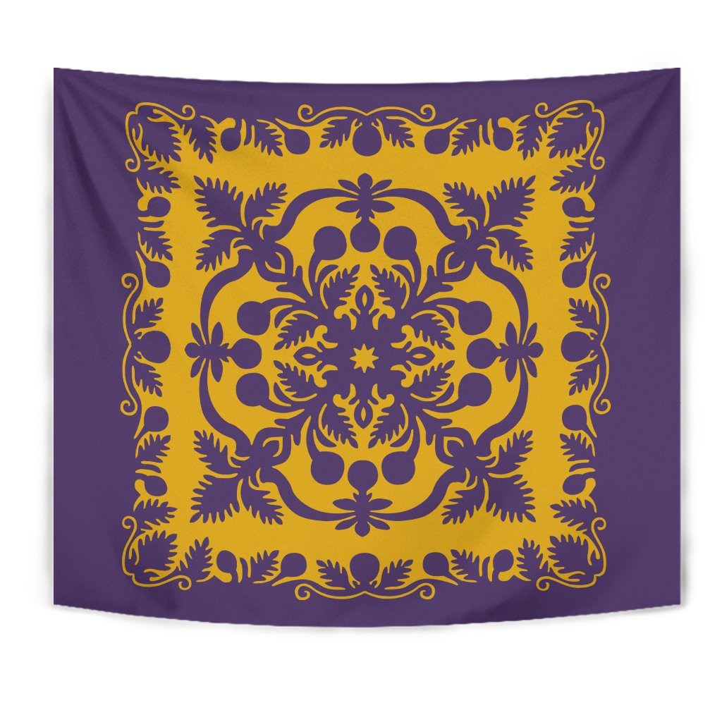Hawaii Tapestry Royal - Purple Wall Tapestry 75cm*90cm Purple - Polynesian Pride
