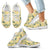 Hawaii Tropical Flamingo Yellow Sneakers Kid's Sneakers White - Polynesian Pride