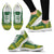 Samoa Sneakers - Samoa Polynesian Chief Tattoo Green Yellow Version - Polynesian Pride