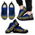 Nauru Sneakers - Nauru Polynesian Chief Tattoo Blue Yellow Version Unisex Black - Polynesian Pride