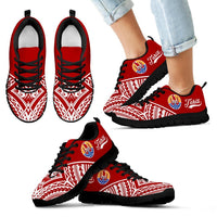 Tahiti Rising Sneakers 0 - Tahiti Flag Polynesian Tattoo 2nd - A16 - Polynesian Pride
