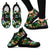 Hawaii Animals And Tropical Flowers Sneakers Women's Sneakers Black - Polynesian Pride