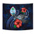 Guam Polynesian Tapestry - Blue Turtle Hibiscus - Polynesian Pride