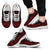 Samoa Sneakers - Samoa Polynesian Chief Tattoo Deep Red Version Unisex White - Polynesian Pride