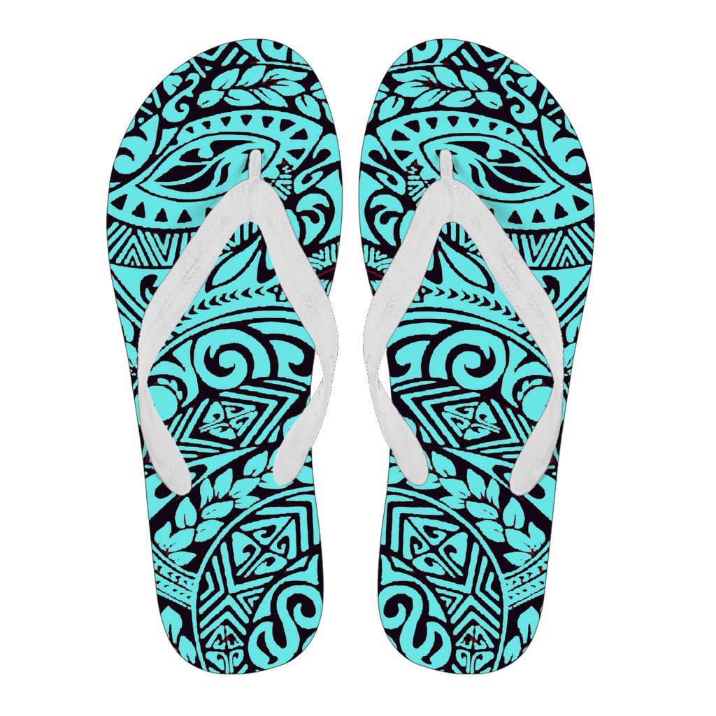 Polynesian 44 Flip Flops Women White - Polynesian Pride