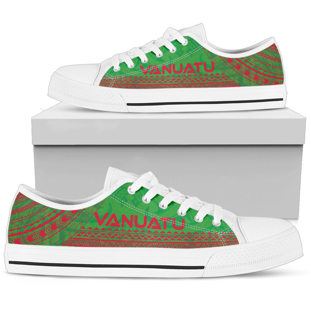 Vanuatu Low Top Shoes - Polynesian Flag Chief Version - Polynesian Pride