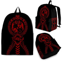 Tonga Backpack - Polynesian Tribal One Style Red - Polynesian Pride