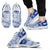 Hawaii Turtle Polynesian Sneakers - Circle Style - Blue Men's Sneakers White - Polynesian Pride