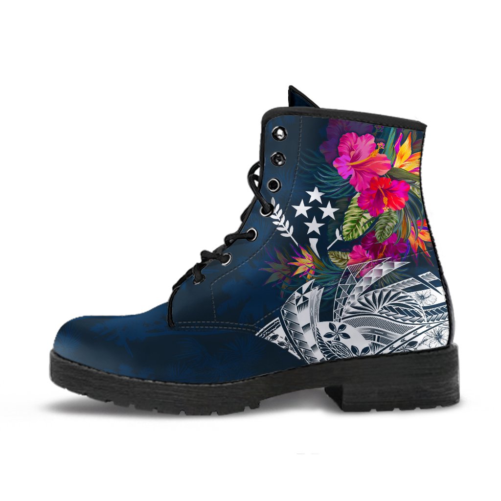 Kosrae Leather Boots - Kosrae Summer Vibes - Polynesian Pride