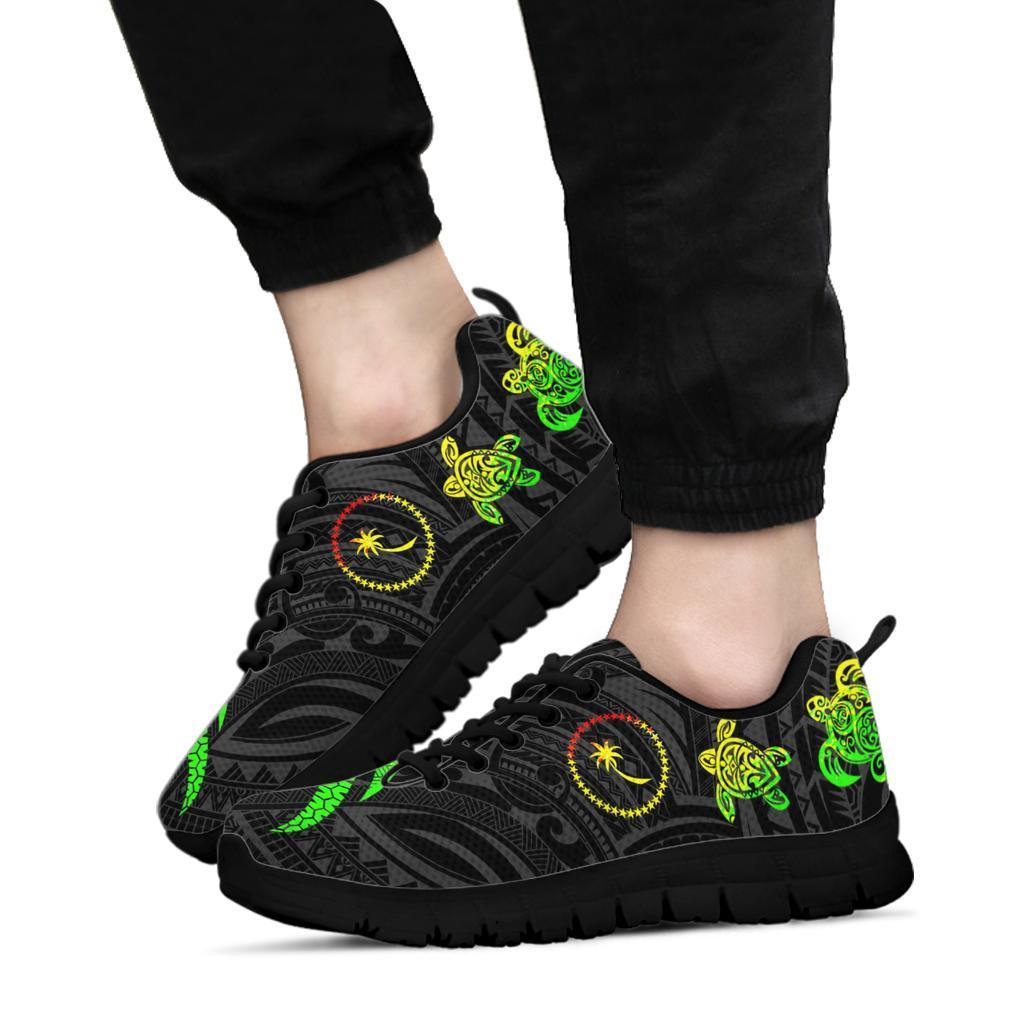 Chuuk Polynesian Sneakers - Reggae Tentacle Turtle - Polynesian Pride