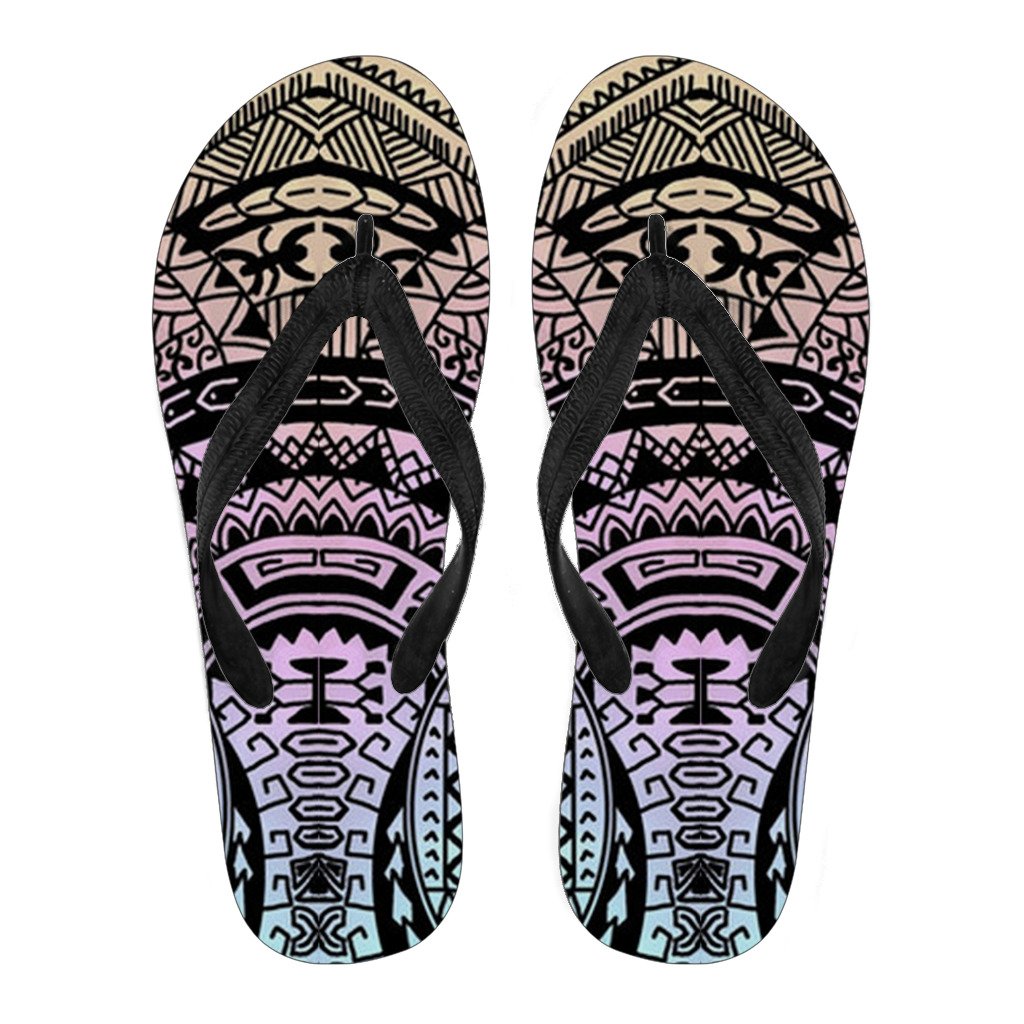 Polynesian 10 Flip Flops Men Black - Polynesian Pride