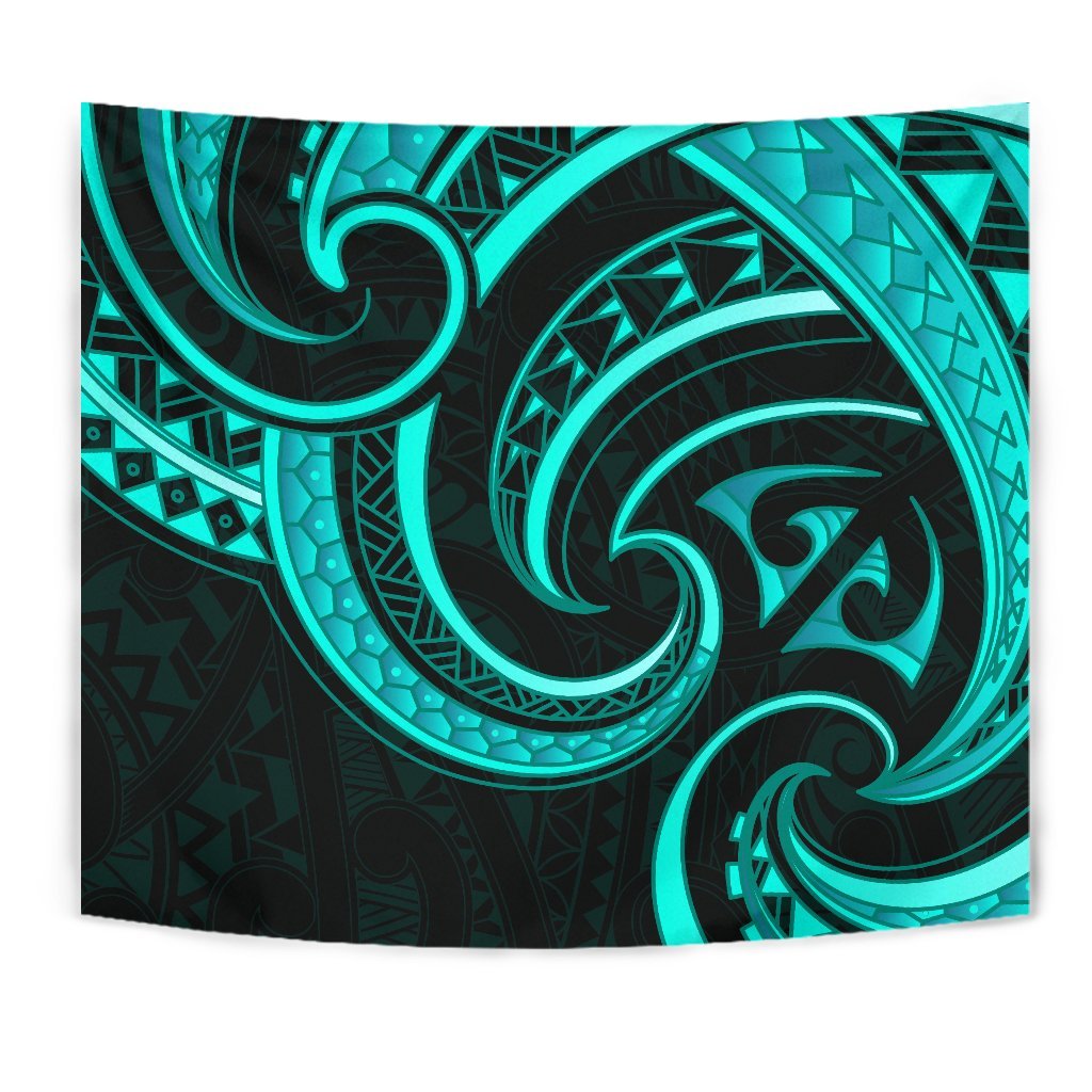 New Zealand Maori Mangopare Tapestry Polynesian - Turquoise - Polynesian Pride