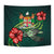 Fiji Polynesian Tapestry - Green Turtle Hibiscus - Polynesian Pride