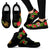 Fiji Sneakers - Fijian Flag Turtle Hibiscus Black Version - K5 - Polynesian Pride