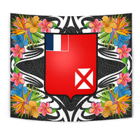 Wallis and Futuna Tapestrys - Tropical Flowers Style - Polynesian Pride