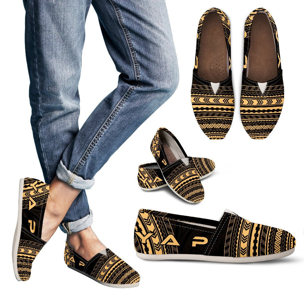 Yap Casual Shoes - Polynesian Gold Chief Version Women Gold - Polynesian Pride