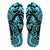 Polynesian 50 Flip Flops Men Black - Polynesian Pride