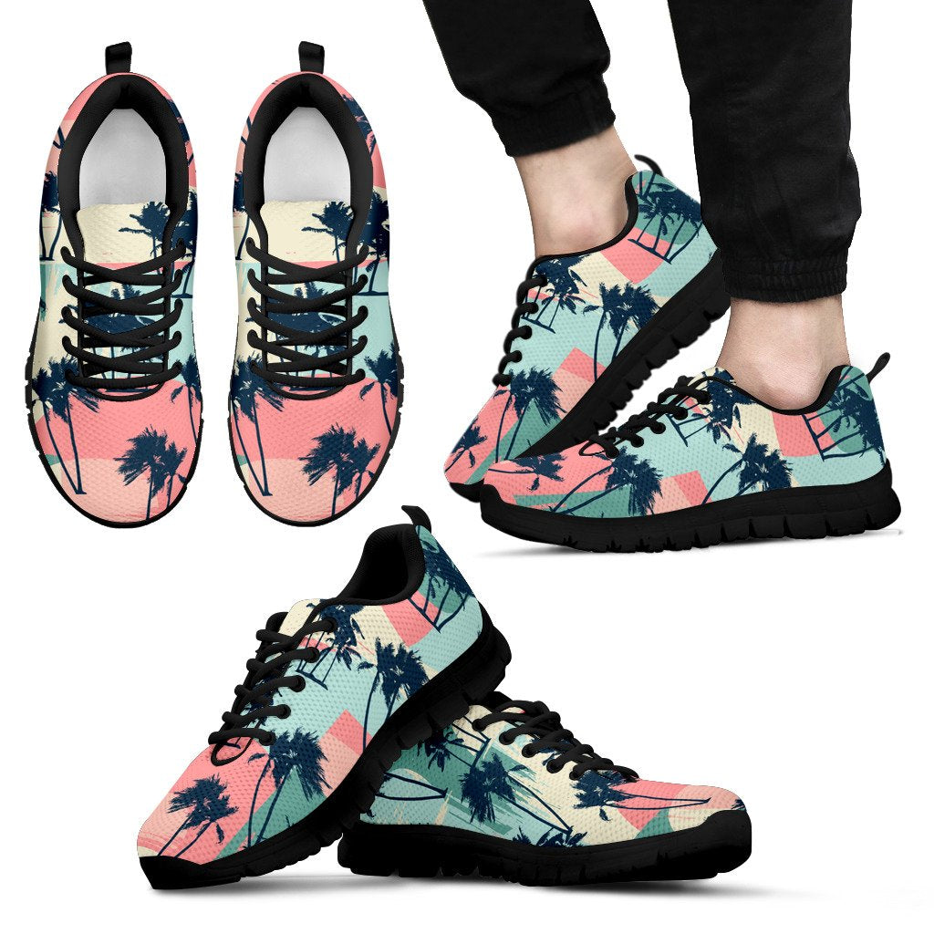 Hawaiian Tribal Sneakers 22 - J7 Men's Sneakers Black - Polynesian Pride