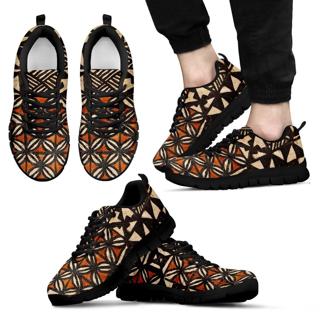 Samoa Sneakers - Samoan Siapo Tyle - 02 K5 Unisex Black - Polynesian Pride