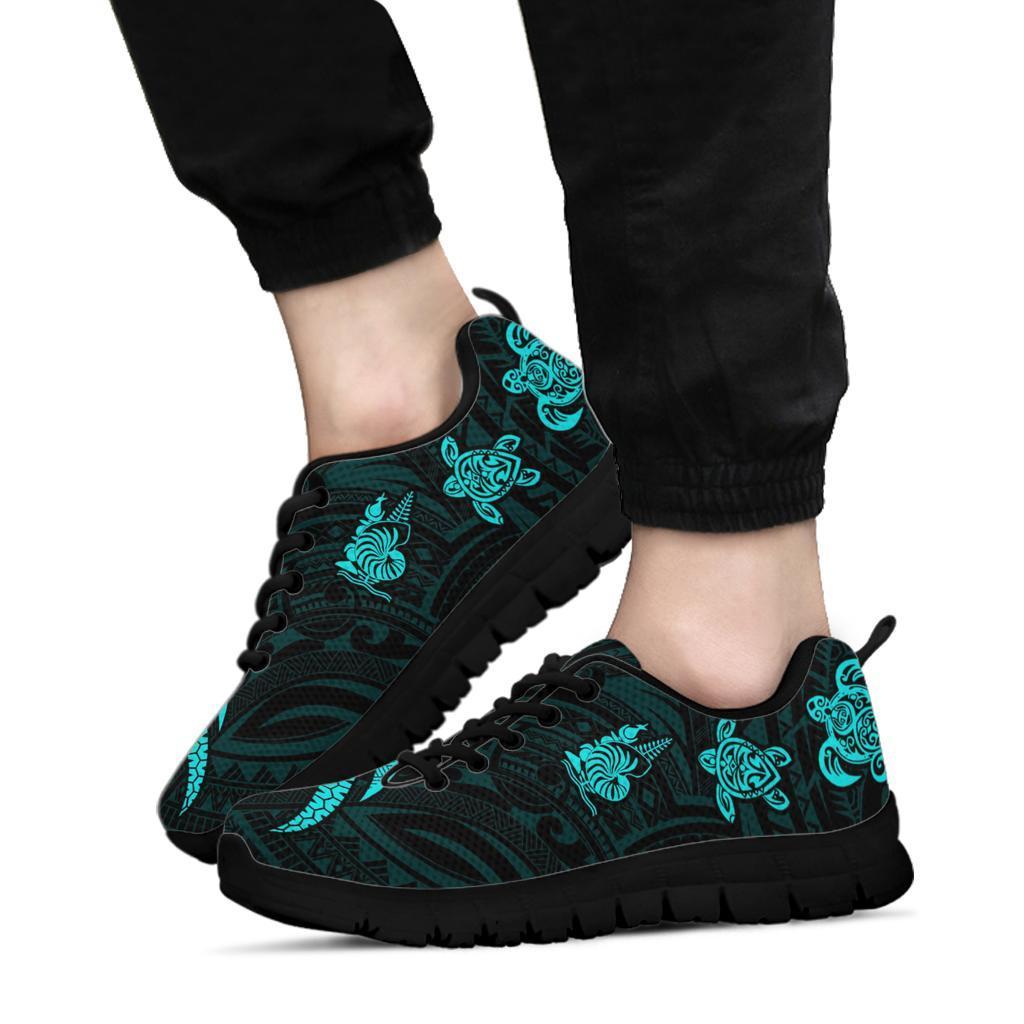 New Caledonia Sneakers - Turquoise Tentacle Turtle - Polynesian Pride