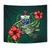 Samoa Polynesian Tapestry - Green Turtle Hibiscus One Style Green - Polynesian Pride