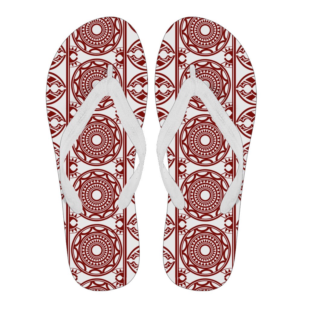 Polynesian 33 Flip Flops Women White - Polynesian Pride