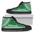 Norfolk Island High Top Shoes - Polynesian Flag Chief Version - Polynesian Pride