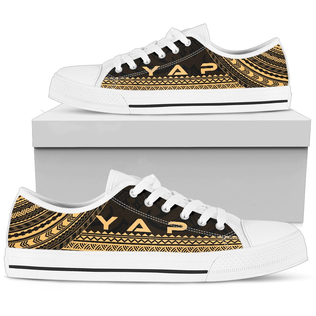 Yap Low Top Shoes - Polynesian Gold Chief Version - Polynesian Pride