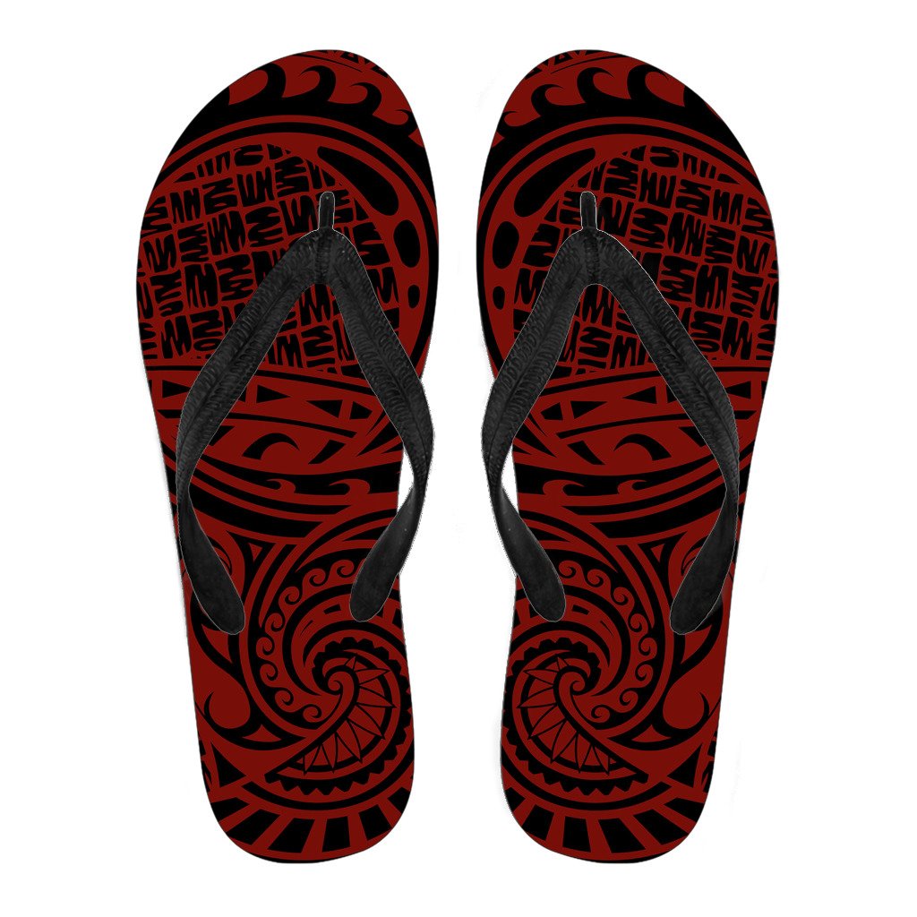 Polynesian 16 Flip Flops Men Black - Polynesian Pride