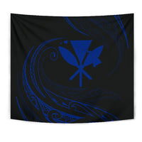 Kanaka Tapestry - Blue - Frida Style - Polynesian Pride